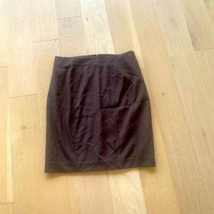 Brown Express skirt size 8.  Above knee.